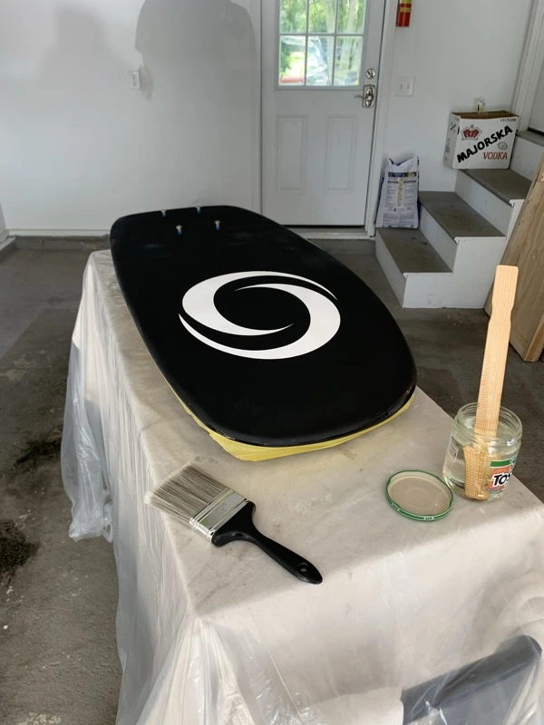 Custom kite foil board